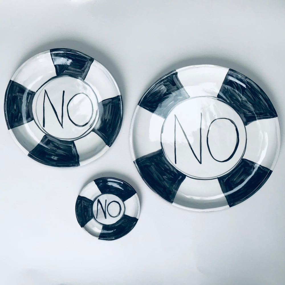 Image of ‘NO’ PLATE XLARGE