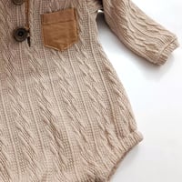 Image 3 of Photoshooting boys bodysuit |  Ari | beige | 12-15 months| 18-24 months