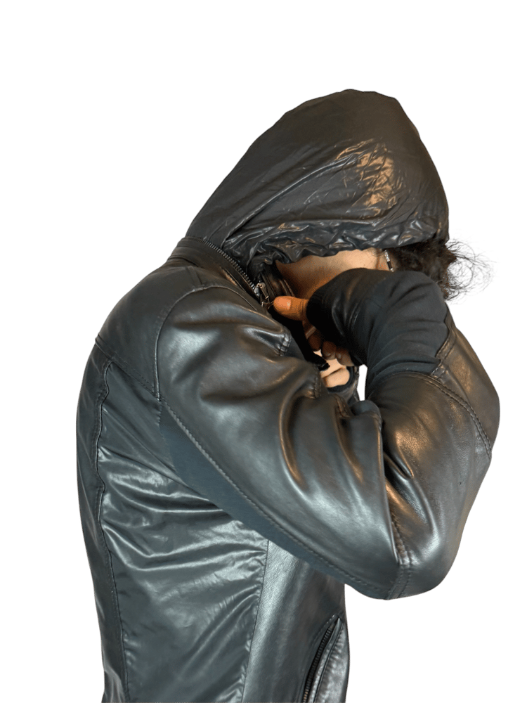 Image of Dolce & Gabbana 2003 Moto Leather Jacket