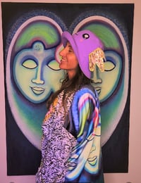 Image 5 of Twinflame Collage kimono