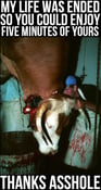 Image of Cow - Thanks Asshole sticker