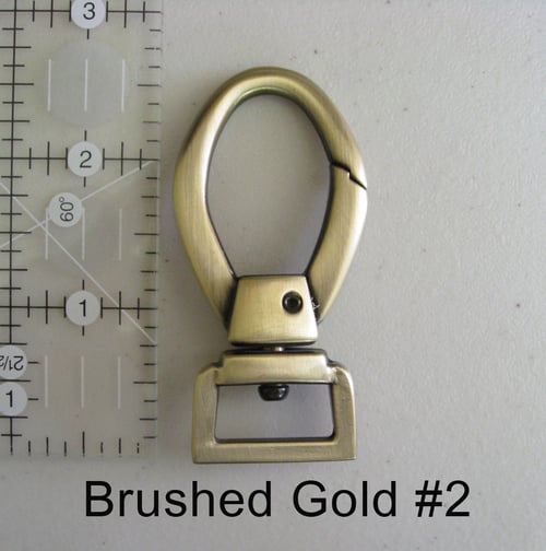 Image of Chic Black Patent Crinkle Leather Strap - 1" Wide - Attachable Hook #2 - Choice of Length & Finish