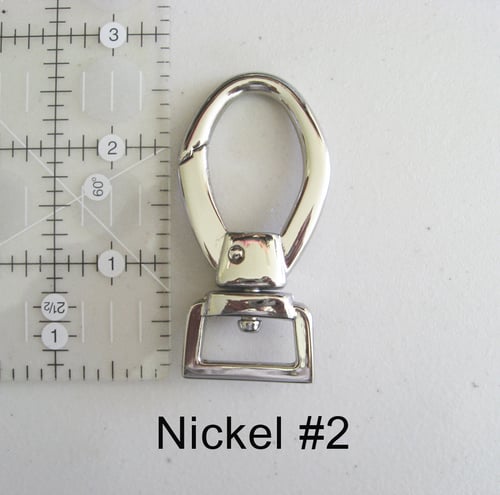 Image of Chic Black Patent Crinkle Leather Strap - 1" Wide - Attachable Hook #2 - Choice of Length & Finish