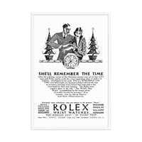 Image 3 of Rolex Christmas 1926 framed poster