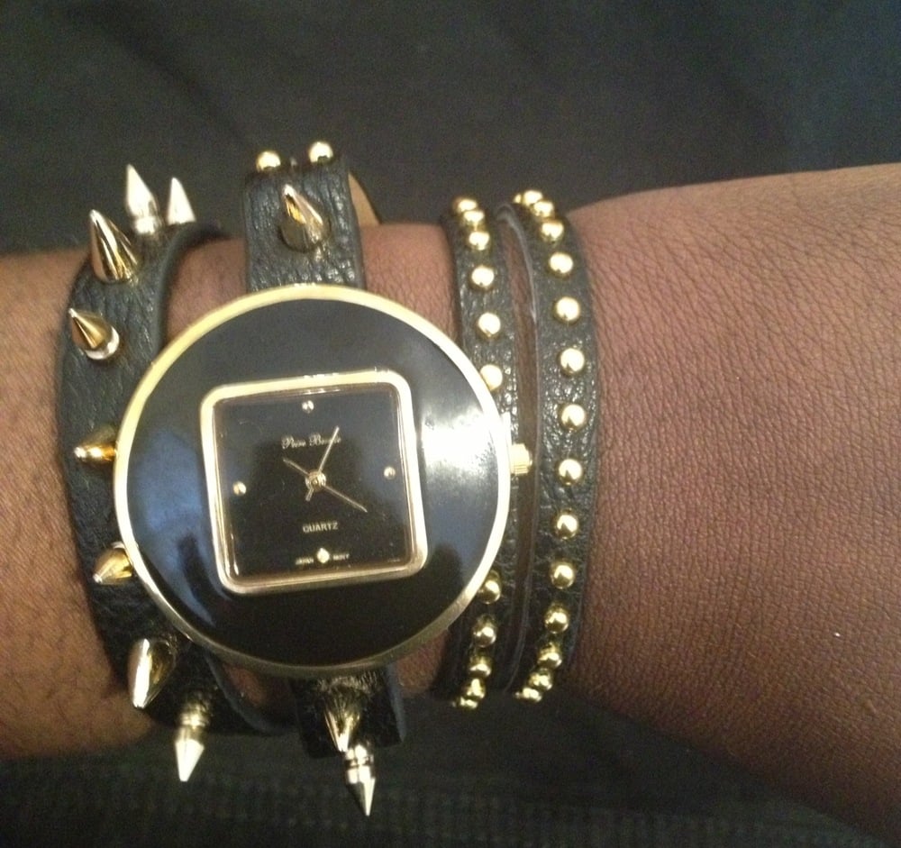 Image of Spikes and Studs Wrapped Watch