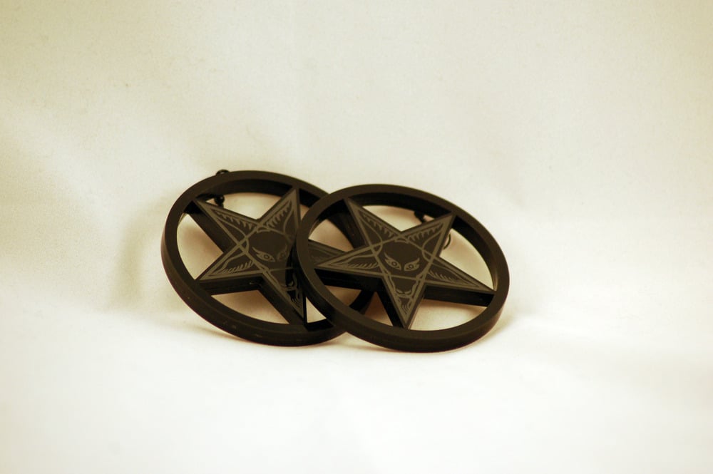 Image of Pentagram Earrings