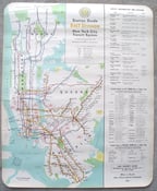 Image of Original 1948 New York Subway Map by Hagstrom, 23x28 inches
