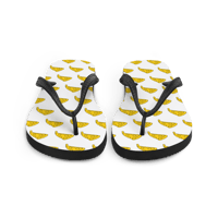 Image 3 of Gold Slice Flip-Flops