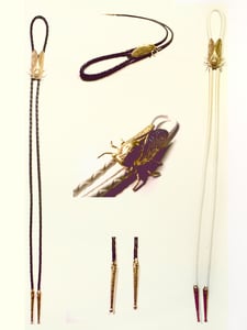 Image of  Gold Cicada Bolo Tie