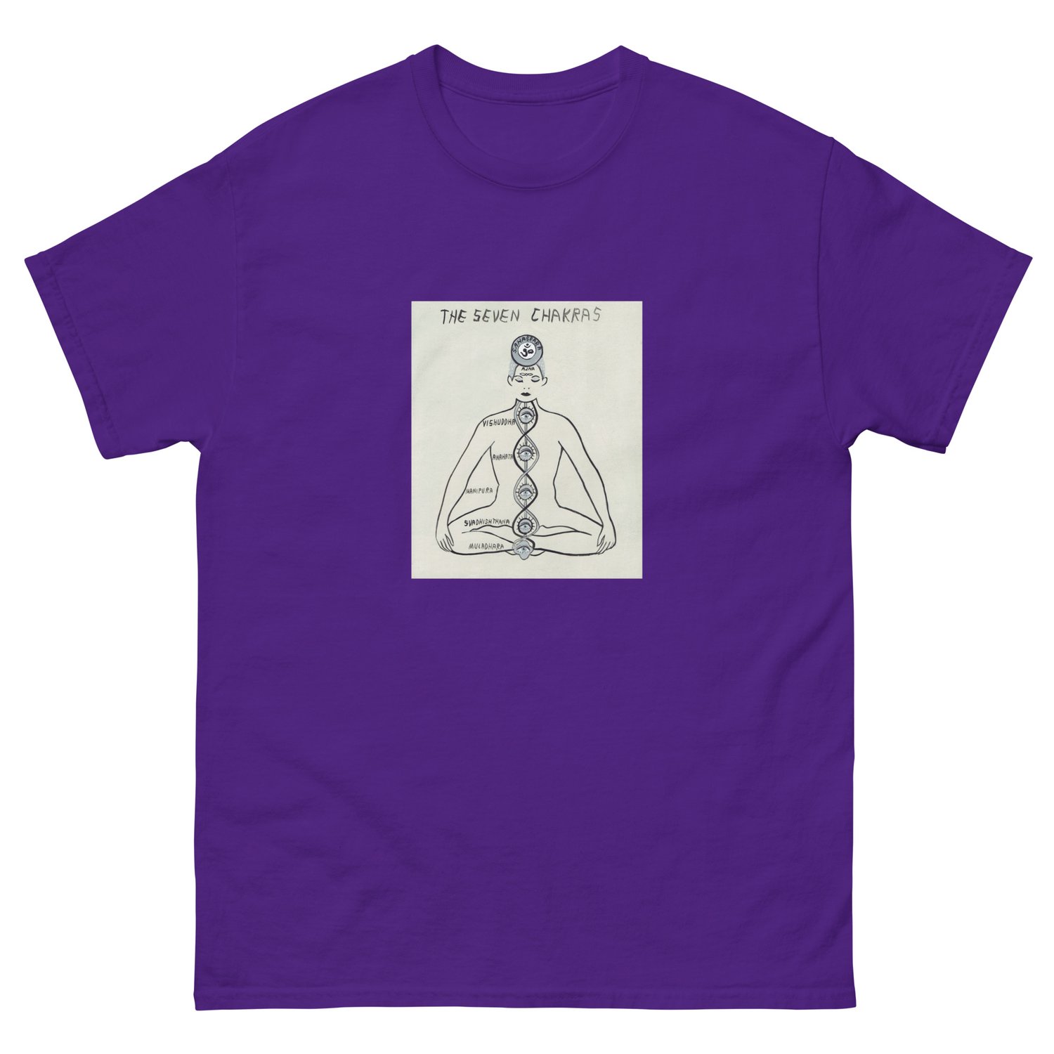 Image of THE SEVEN CHAKRAS T-SHIRT 