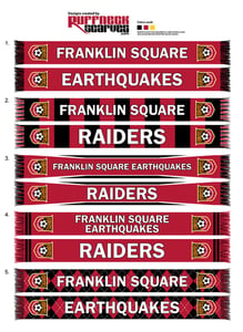 Image of Franklin Square Raiders Soccer Club Scarf