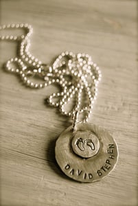 Image of Little Feet Necklace