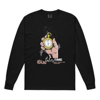 Image 3 of Men HEALING PROCESS Garment-dyed heavyweight long-sleeve shirt