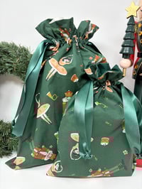 Image 3 of Le Pochon-Cadeau doublé coton nutcracker et danseuse 