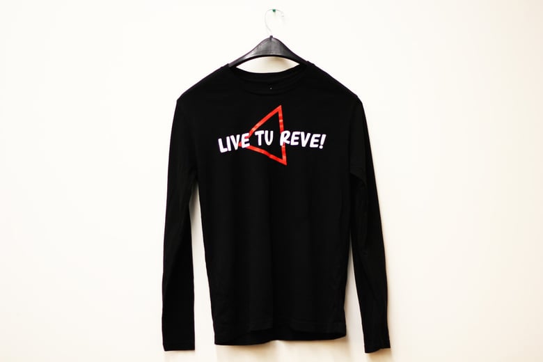 Image of Basic Logo Live Tu Reve Black Tee