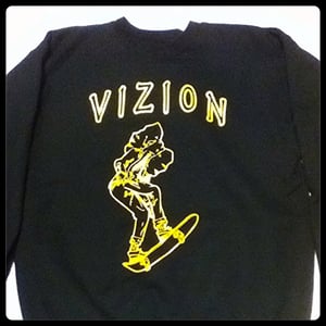 Image of Skatin Elephant Crewneck - Black