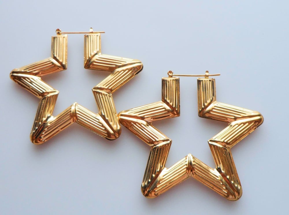 Image of Star Bamboo Hoops