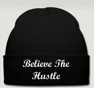 Image of Believe The Hustle Black Beanie
