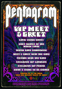 Image of PENTAGRAM VIP MEET & GREET ticket -  Summerville 