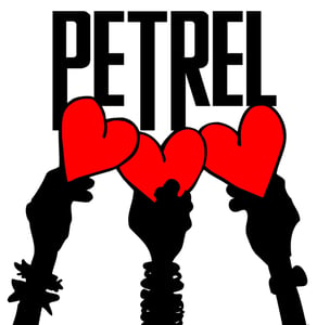 Image of Petrel Heart Sisters Sticker