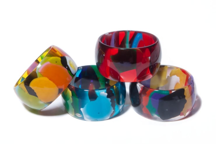 Image of Recycled Resin Bangles