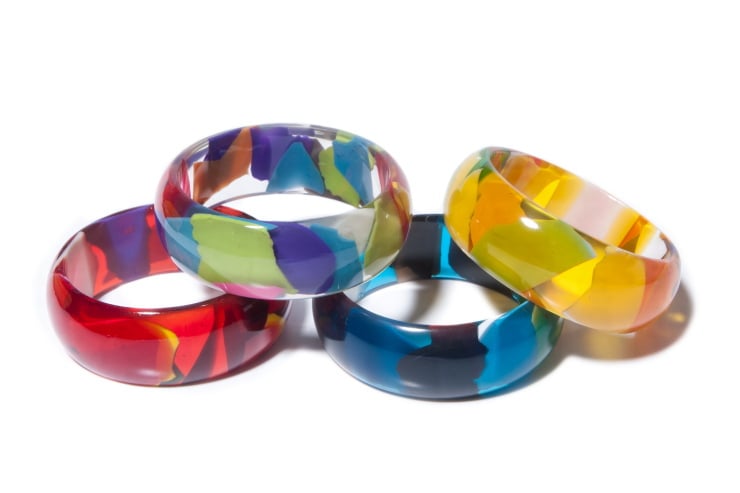 Image of Recycled Resin Bracelets
