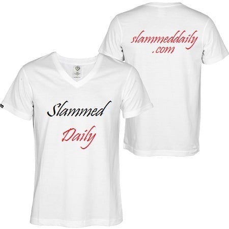 Image of Official Slammed Daily V-neck T-Shirt