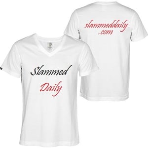 Image of Official Slammed Daily V-neck T-Shirt