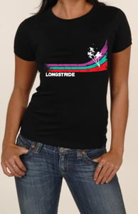 Image of Women's Longstride Black Shirt