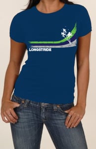 Image of Women's Longstride Blue Shirt