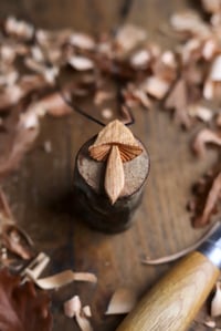 Image 2 of Mushroom- Pendant  Necklace 