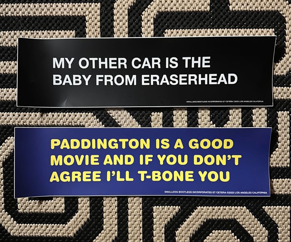 Smalldog Bumper stickers!