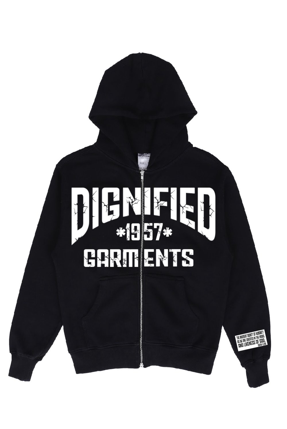Image of Dignified Zip-up (Raven)