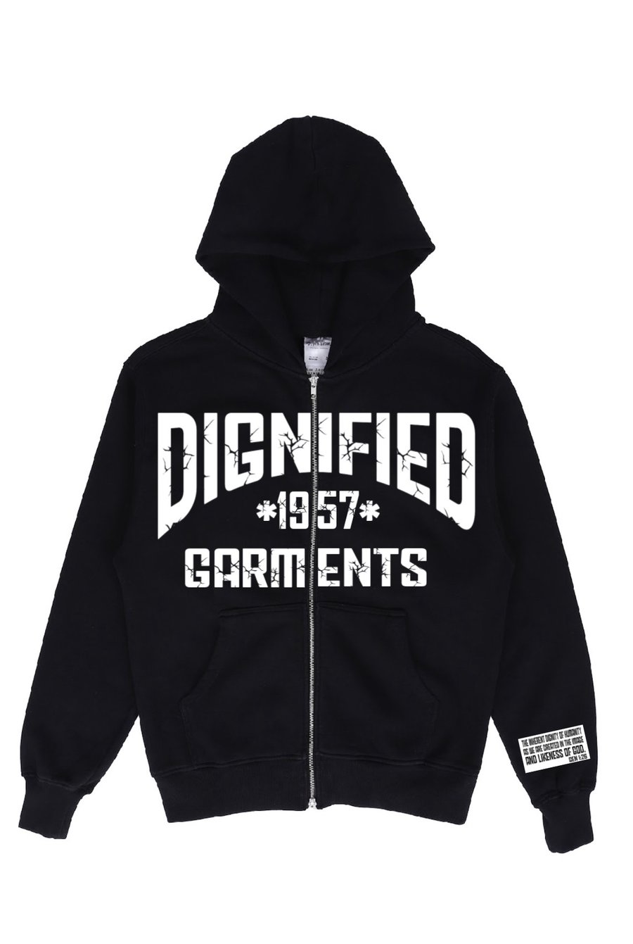 Image of Dignified Zip-up (Raven)