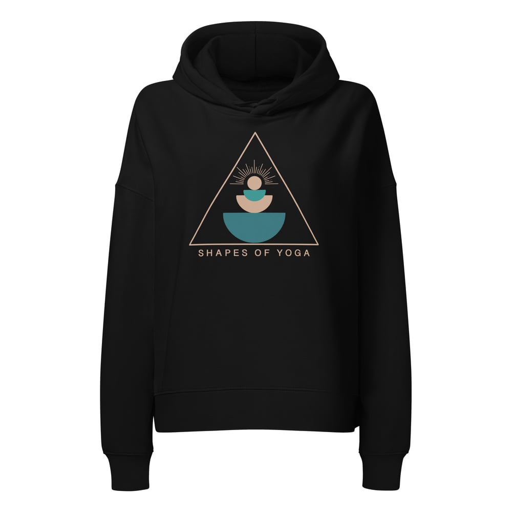 Women’s organic mid-weight hoodie - Shapes of Yoga
