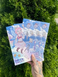 Image 2 of tooth fairy sticker sheet