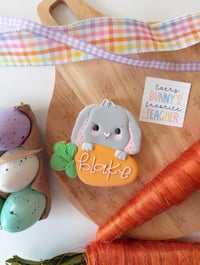 Image 2 of Personalized Bunny Cookie