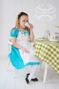 Image of Alice in Wonderland Inspired Princess Dress