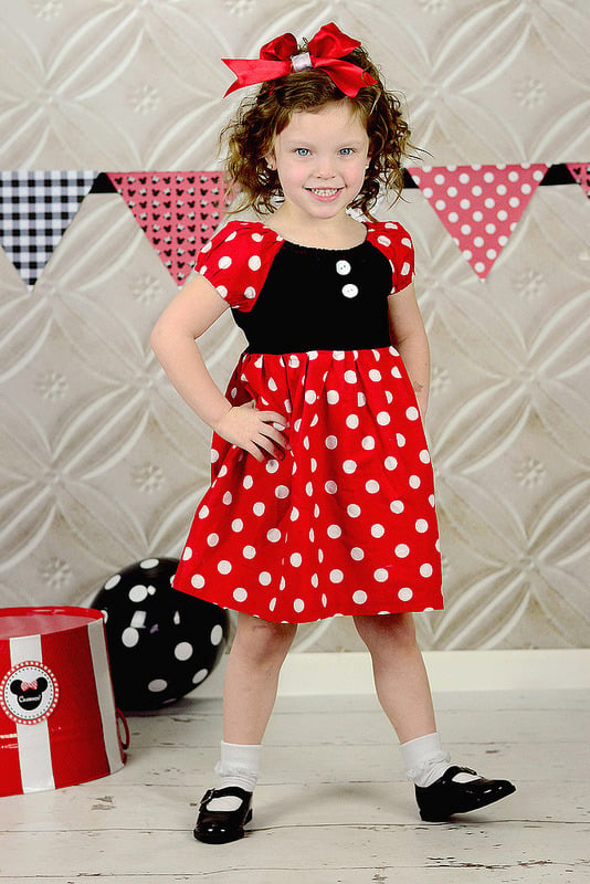 Disney Little Girls Long Sleeve Minnie Mouse Leopard Dress | CoolSprings  Galleria