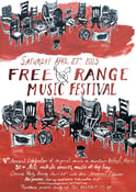 Image of 2013 Free Range Music Festival Poster