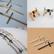 Image of 4 piece cross jewellery set