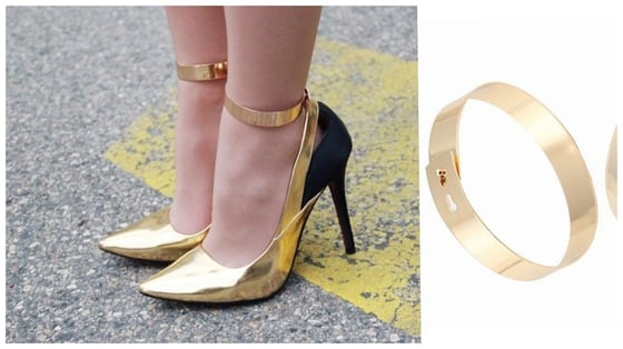 Image of Gold Anklet Cuff 