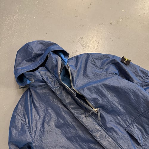 Image of AW 2000 Stone Island Nylon Spalmatura Dual layer jacket, size XXL