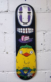 Image 5 of “Skateboarded away” original art skateboard deck