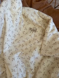 Image 1 of COUVERTURE DOUBLE FACE GAZE DE COTON LÉGÈRE 