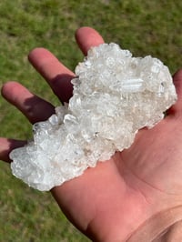 Image 14 of Glass Apophyllite, Stilbite & Chalcedony Specimen | India #3042