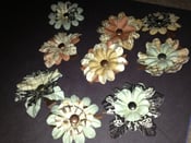 Image of 3 Flower Hair Clips 