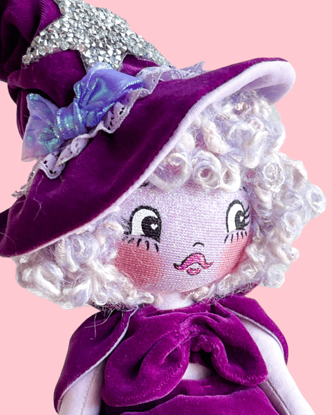 Image of WITCHY GIRL SMALL ART DOLL