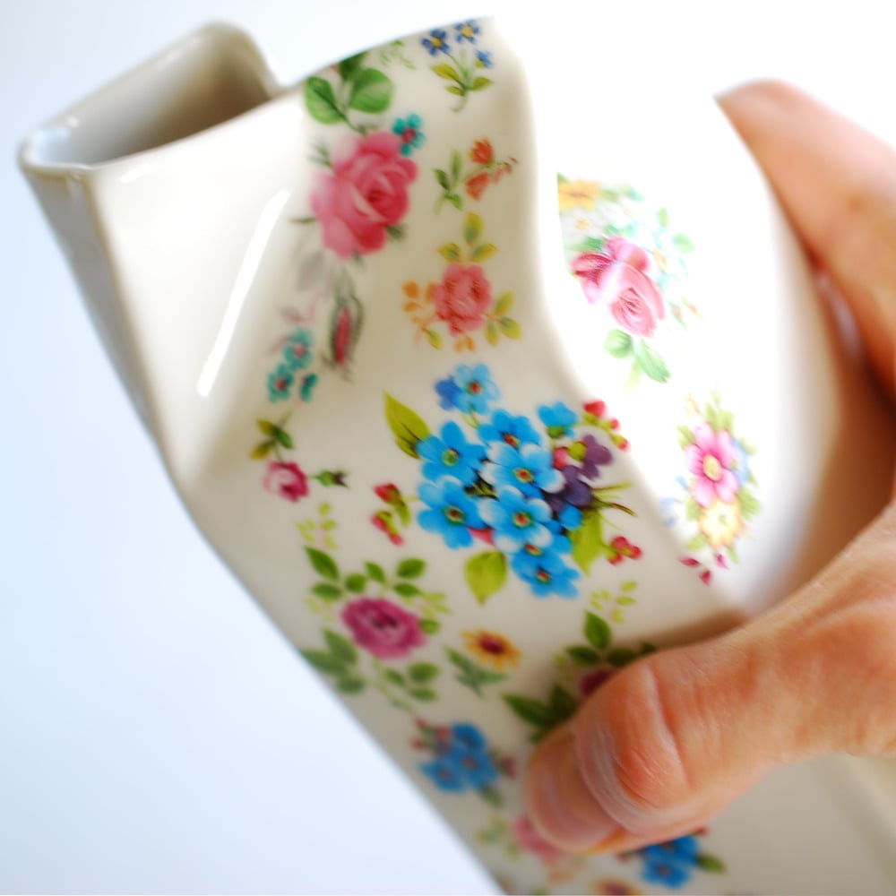 Image of Mixed Posy Milk Jug