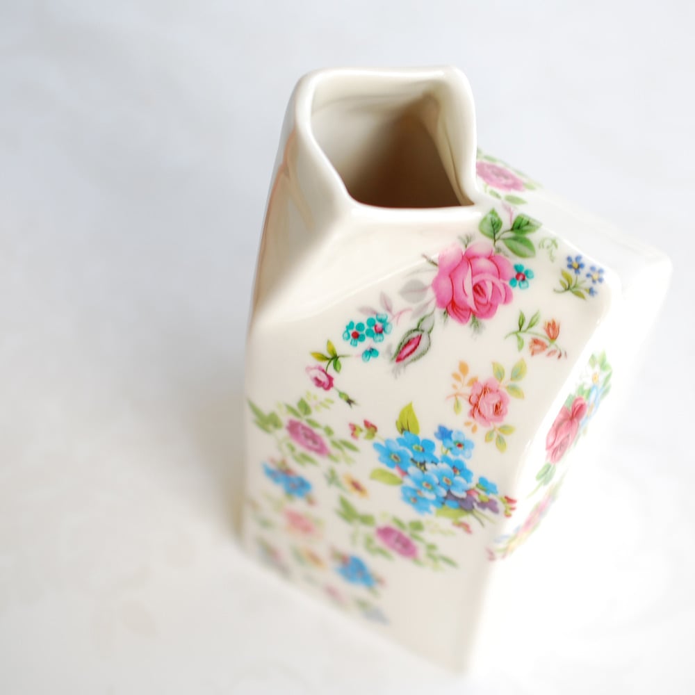 Image of Mixed Posy Milk Jug